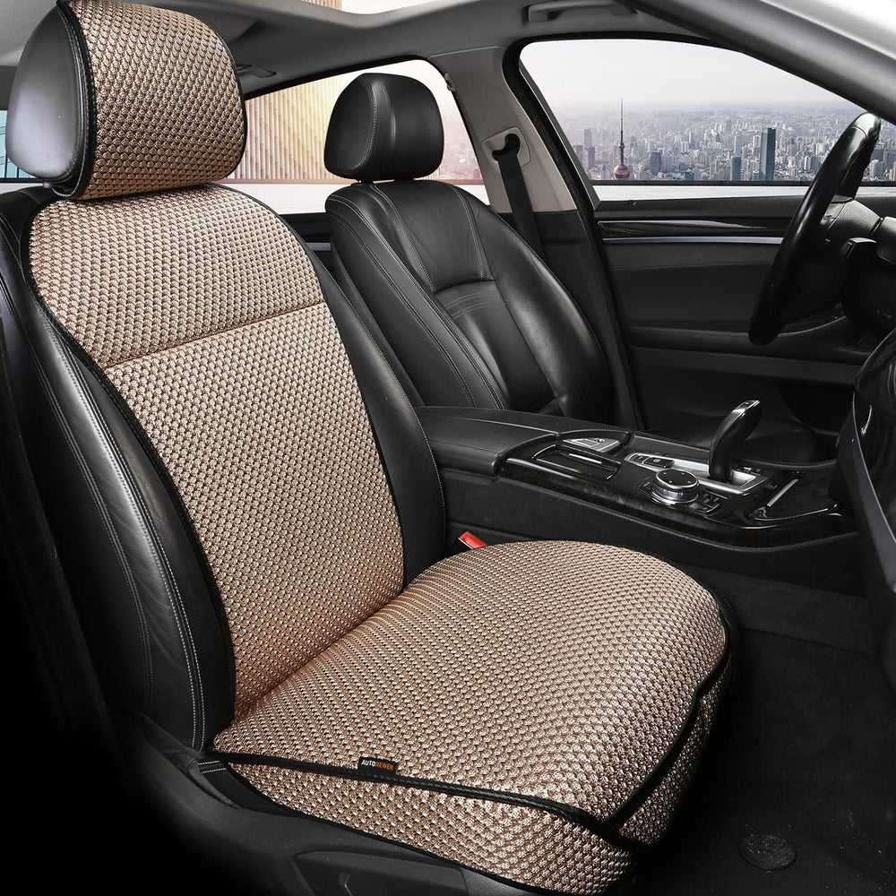 Auto Newer Luxury Breathable Car Seat Cover Fit Four Seasons, Universal Front...