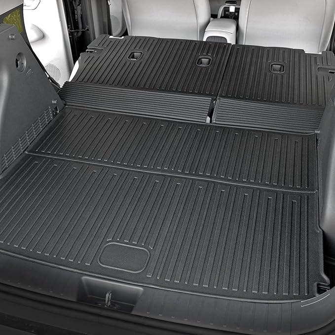 Floor Mats Set for 2024 2025 Hyundai Kona Gas, Full Coverage All Weather Floor
