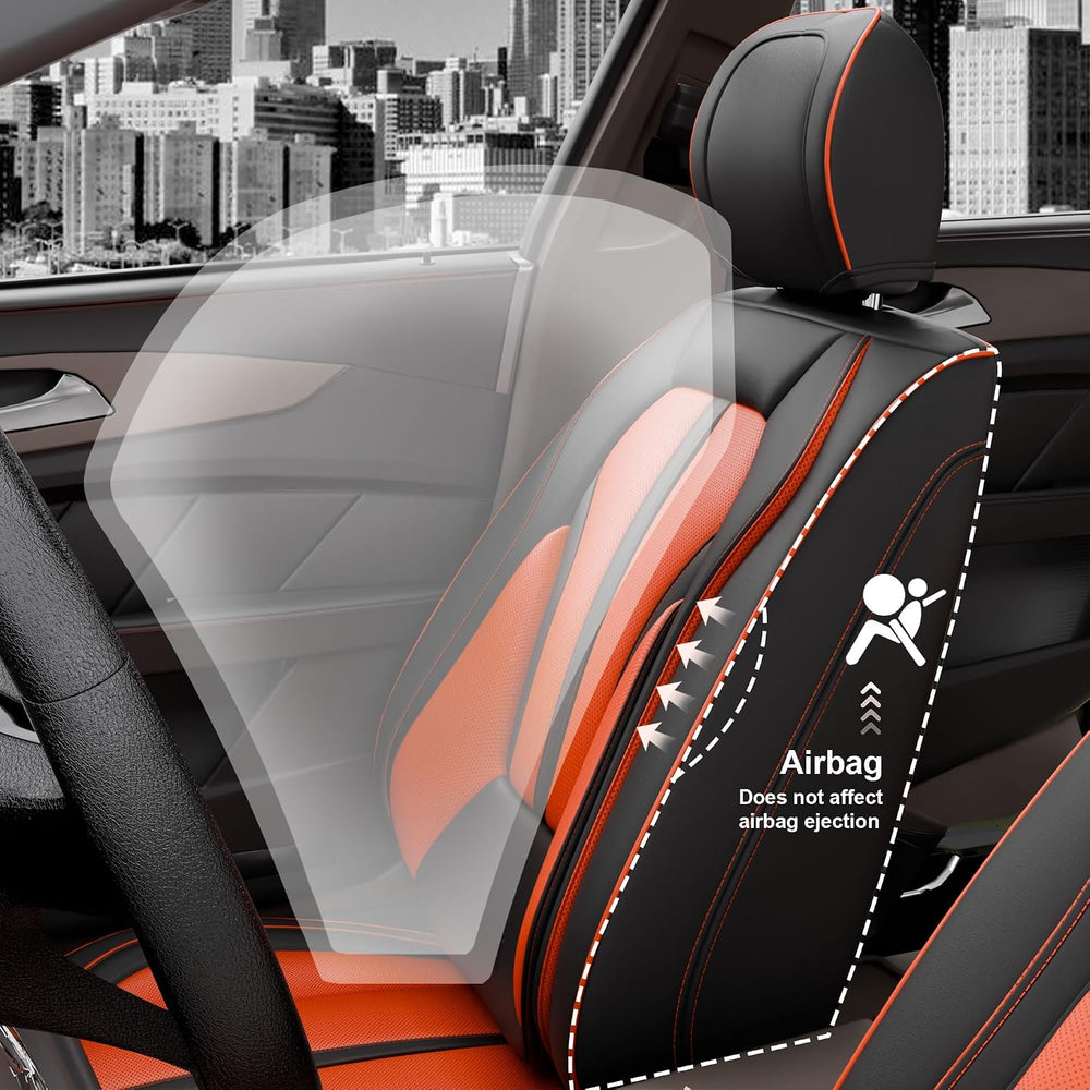 5PCS H7 Front and Back Car Seat Covers Auto Interior Accessories with Water P...