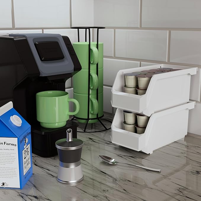 Plastic Containers for Organizing and Storage Bins for Closet, Garage or Pant...