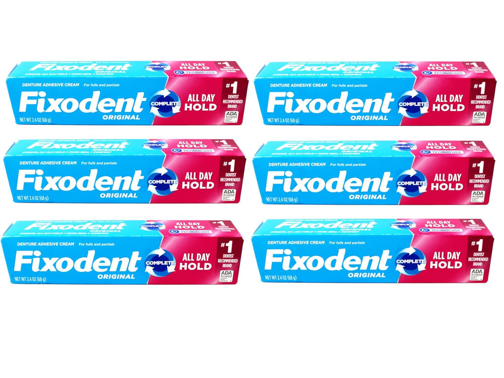 Fixodent Cream Size 2.4z Fixodent Denture Adhesive Cream Original 2.4 Ounce (...