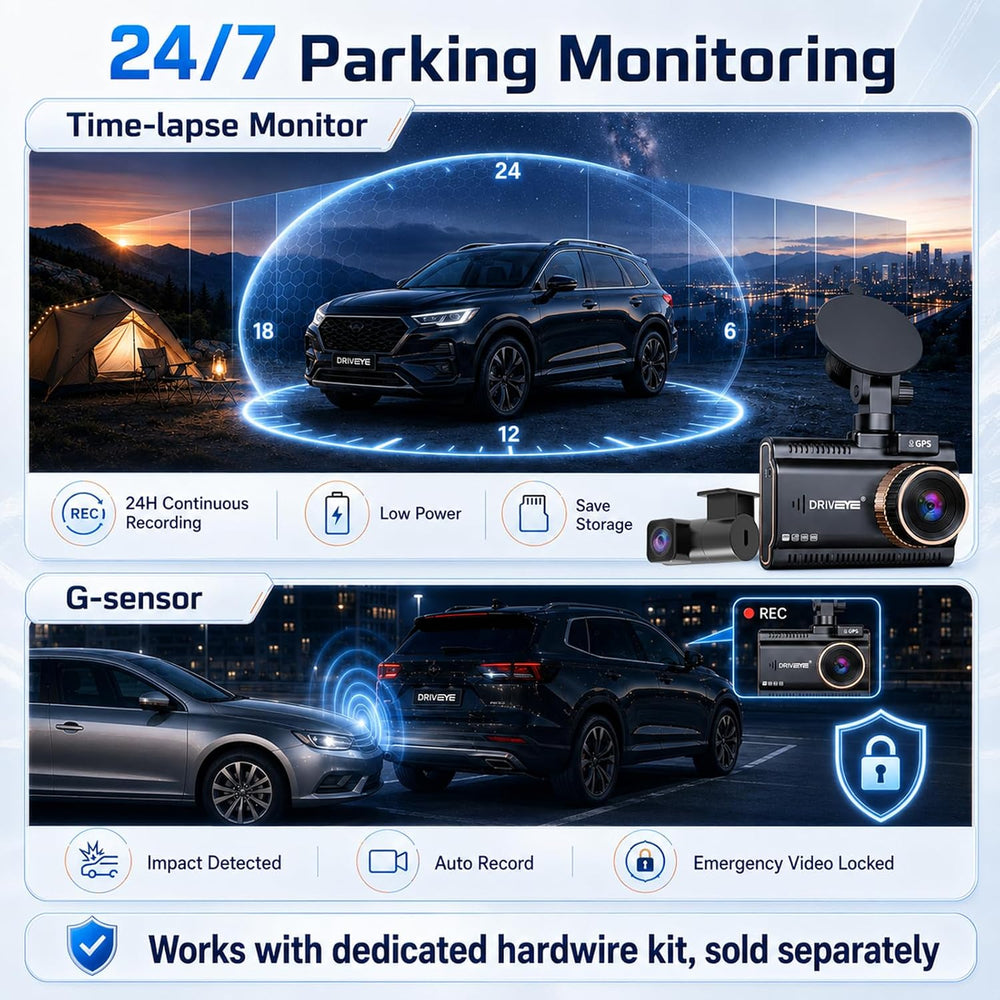 Dual Dash Cam Front and Rear, 4K+2K Car Dash Camera with STARVIS 2 Sensor, Wi...