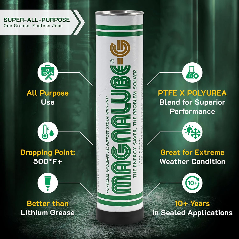 Magnalube-G All-Purpose PTFE Grease, Waterproof - 0.75 oz Tube, 5 Pack