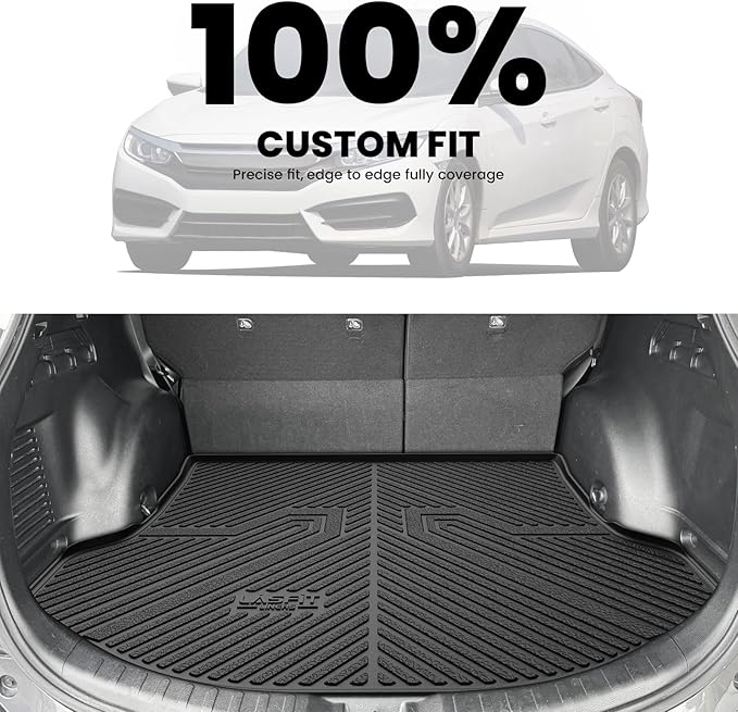 LASFIT Cargo Mat Fit for Toyota RAV4 2013-2018 TPE All Weather RAV4 Hybrid and