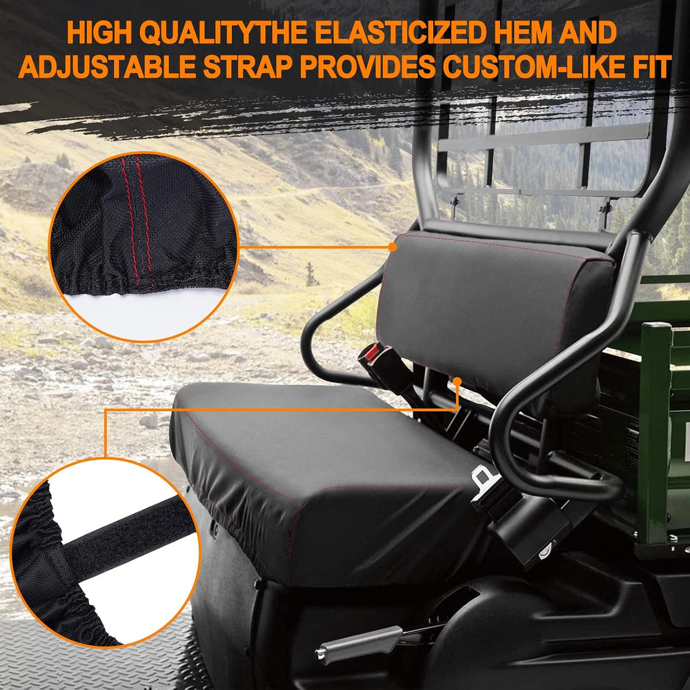 BORDAN UTV Waterproof Seat Cover for Kawasaki Mule 4000 4010 2009-2025, Heavy...