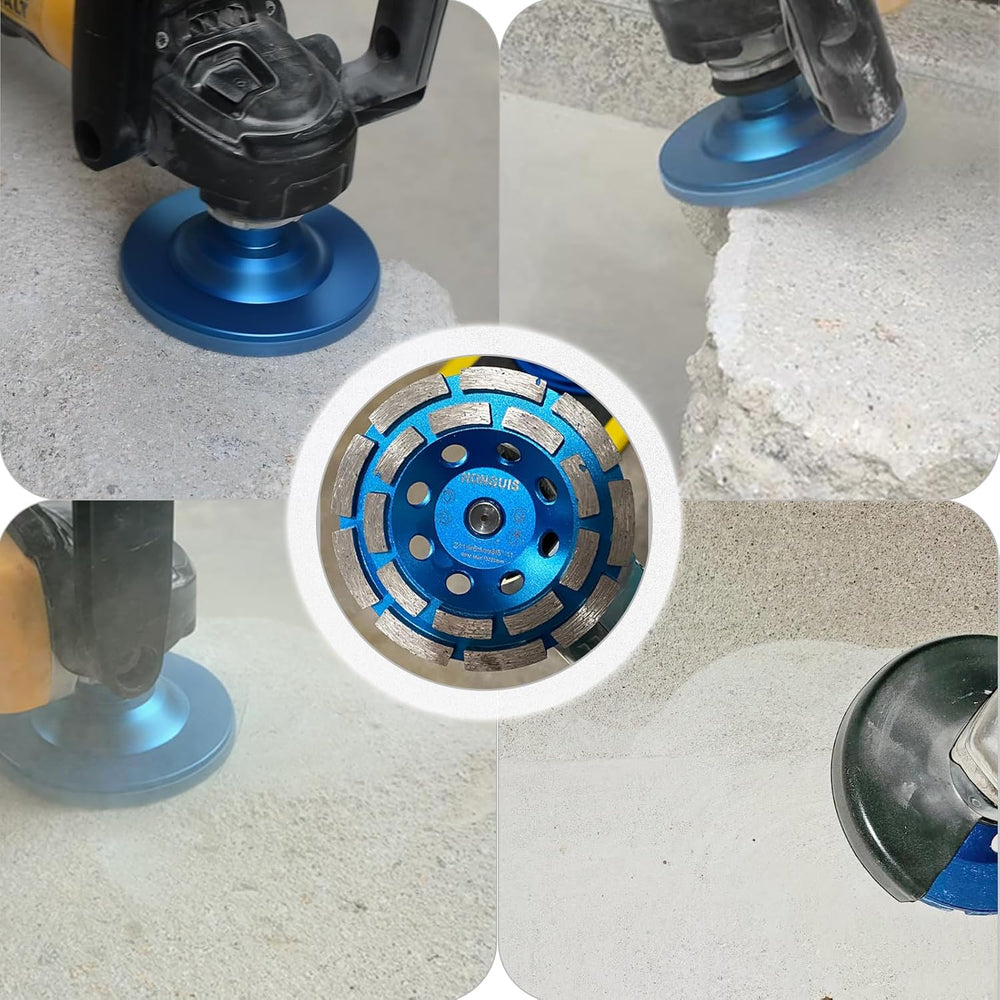 7 inch Concrete Grinding Wheel,5/8"-11 Threaded Arbor Diamond Cup Wheel ...