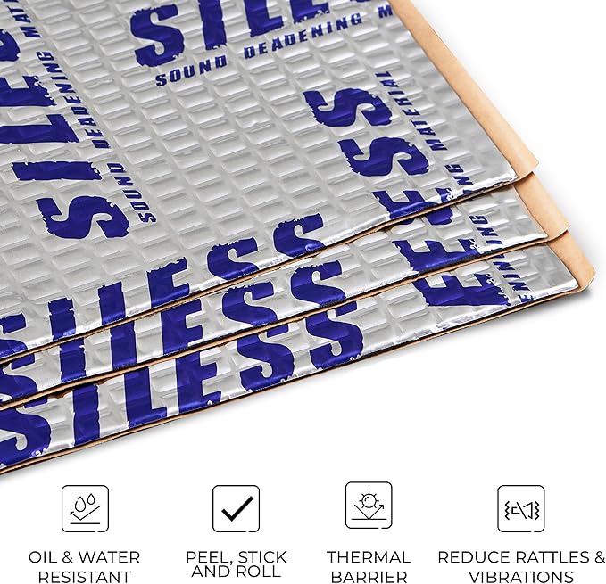 Siless 50 mil 26 sqft Car Sound Deadening mat