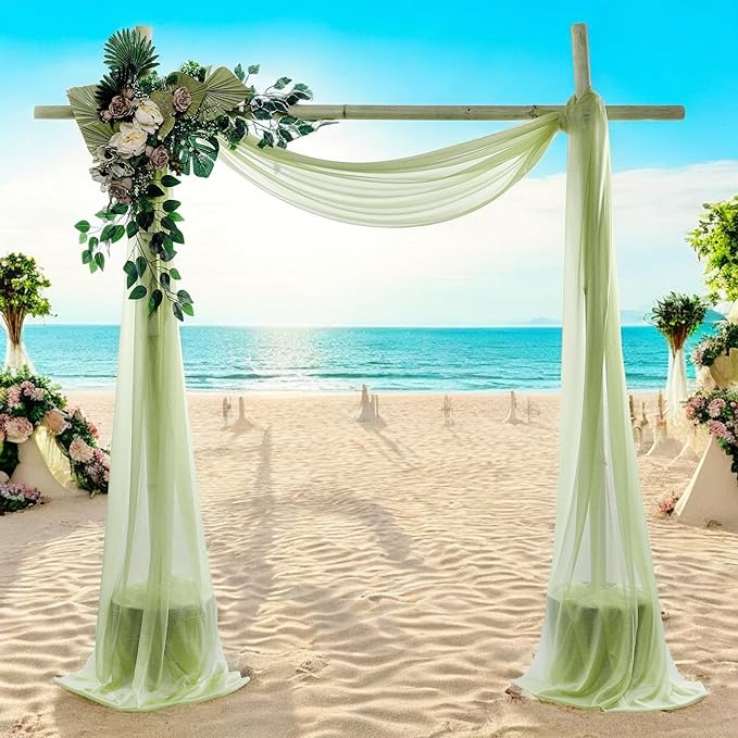MDS Halloween Chiffon Draping Fabric - 1 Panel, 30" Wide x 40ft Long - S...