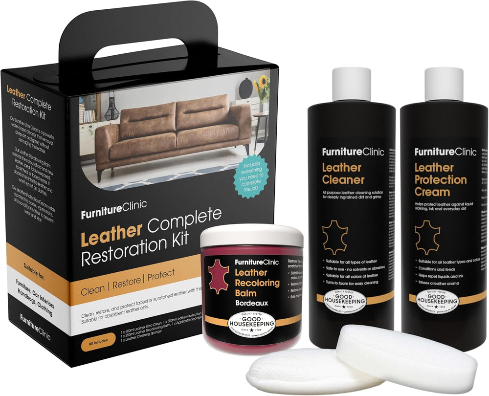 Furniture Clinic Leather Complete Restoration Kit | (5 Piece)