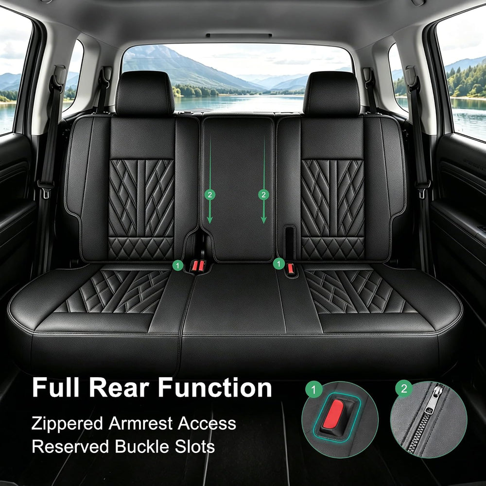 AOMSAZTO Custom Fit for Honda Ridgeline Seat Covers 2006-2026 Full Set