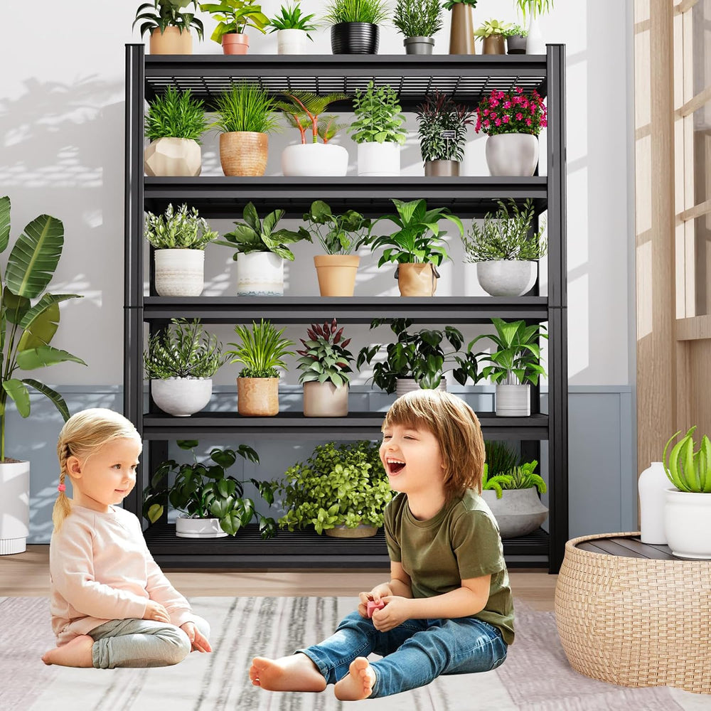5-Pack Heavy Duty Garage Shelving for Large Storage & Garage Organization...