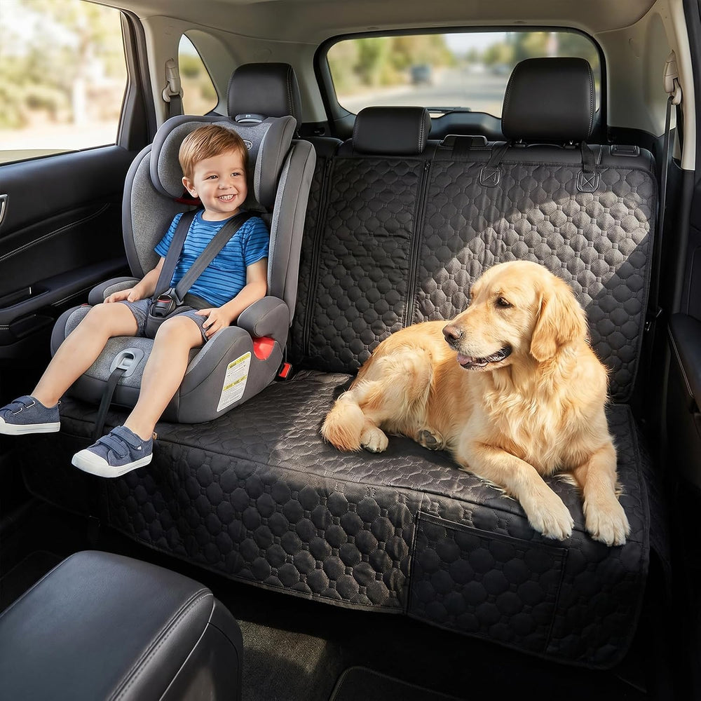 Dog Car Seat Cover for Back Seat - Waterproof Car Seat Protector