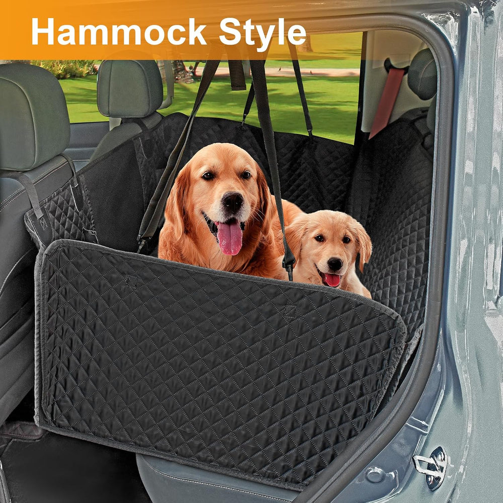 Honest Dog Car Seat Cover for Back Seat, Dog Car Seat Cover Hard Bottom 400lb...