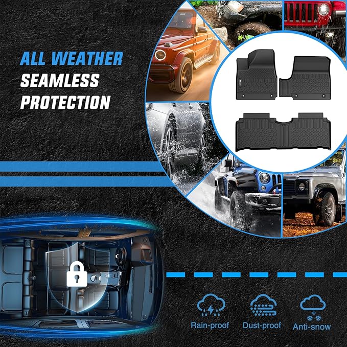 Nilight TPE Floor Mats for Hyundai IONIQ 5 SE Standard Range SE SEL 2022 2023