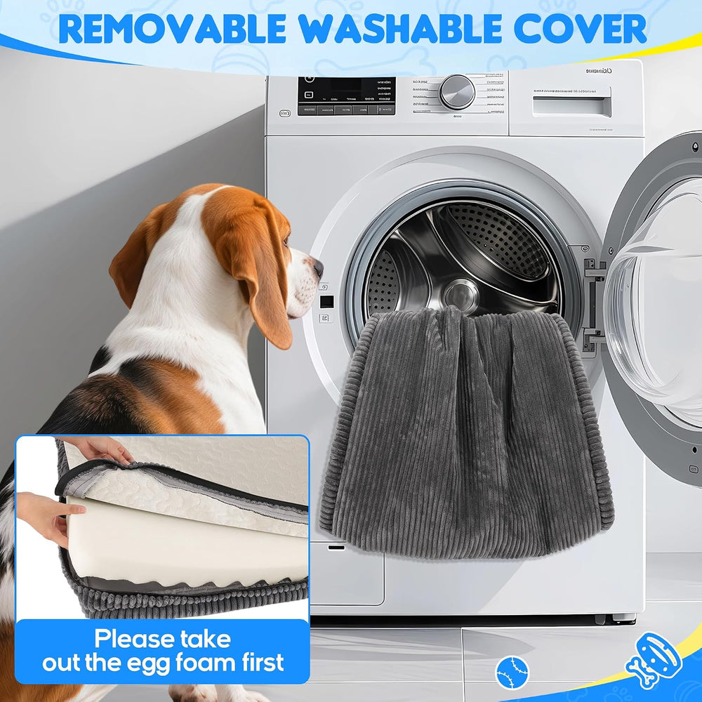 Loiion Dog Car Bed, Non-Slip Backseat Extender Pet Mat 50"x24.6"x2&...