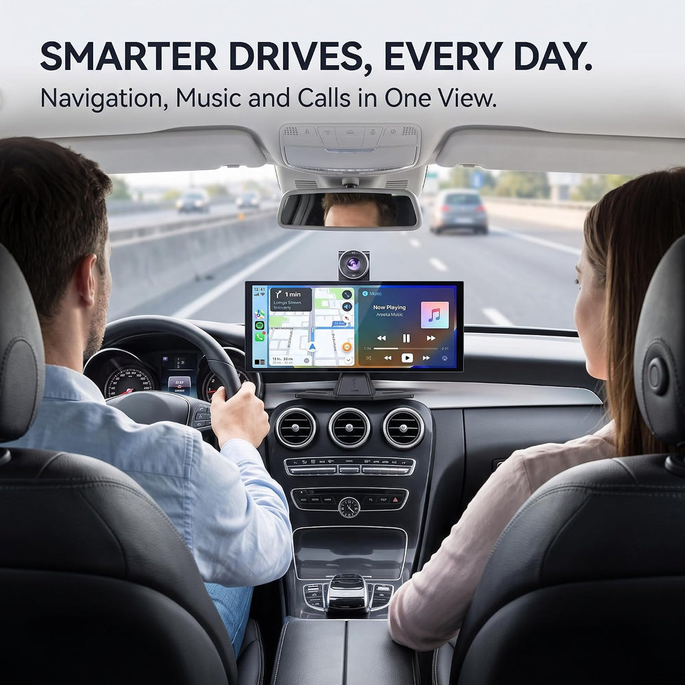 11" Carplay Screen for Car,4K Dash Cam,Tablet for Apple Android Auto