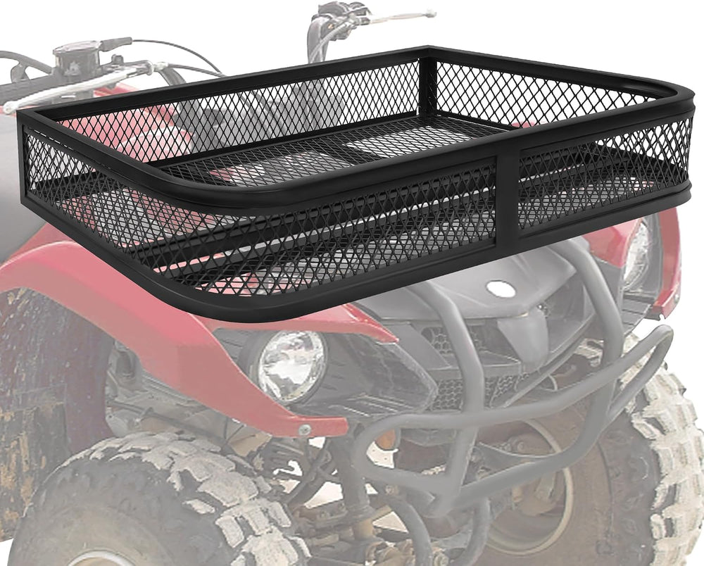 JY PERFORMANCE ATV Front Cargo Basket, Heavy Duty ATV Racks and Baskets for C...
