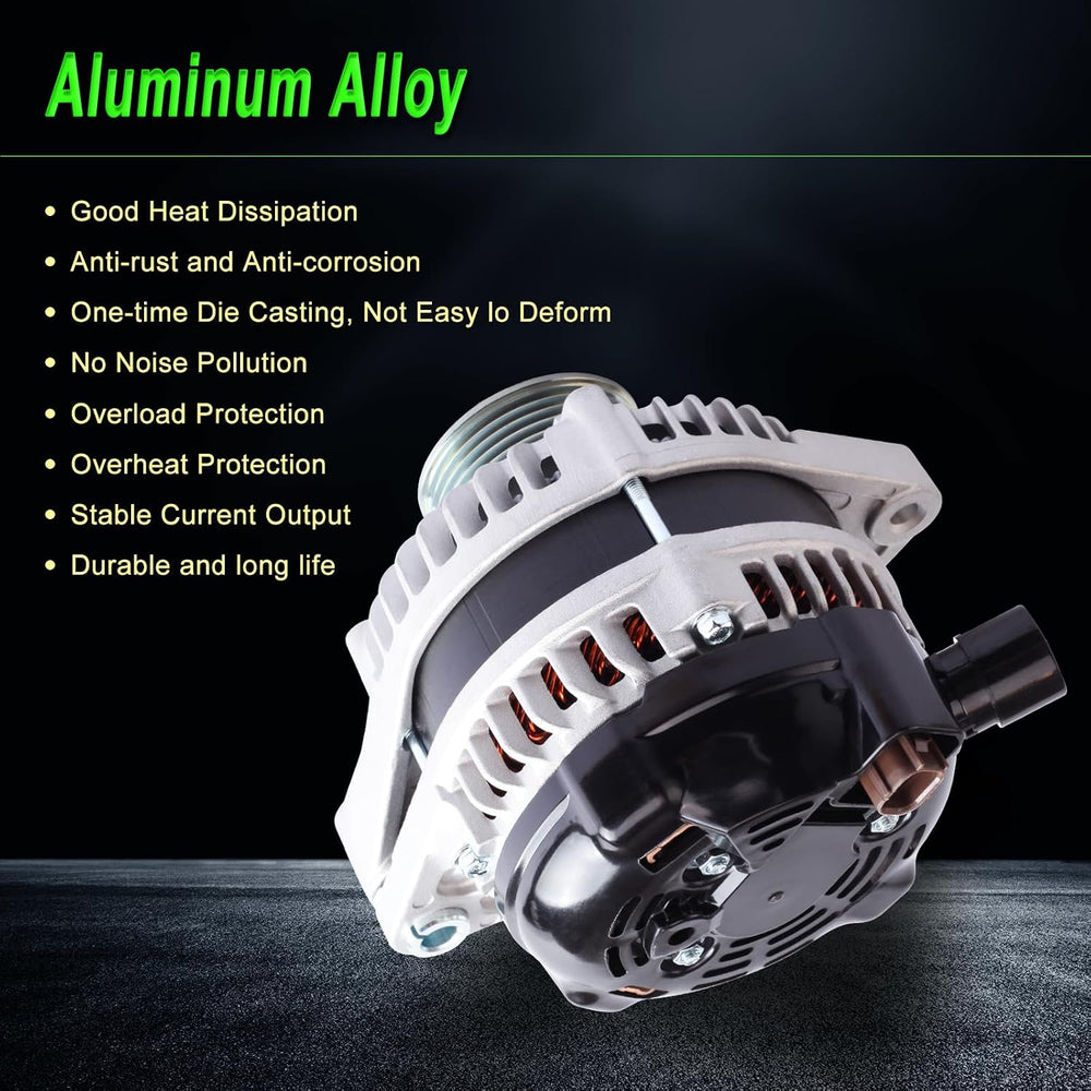 Alternator Compatible with 2008-2012 Accord 10 Accord Crosstour 3.5L