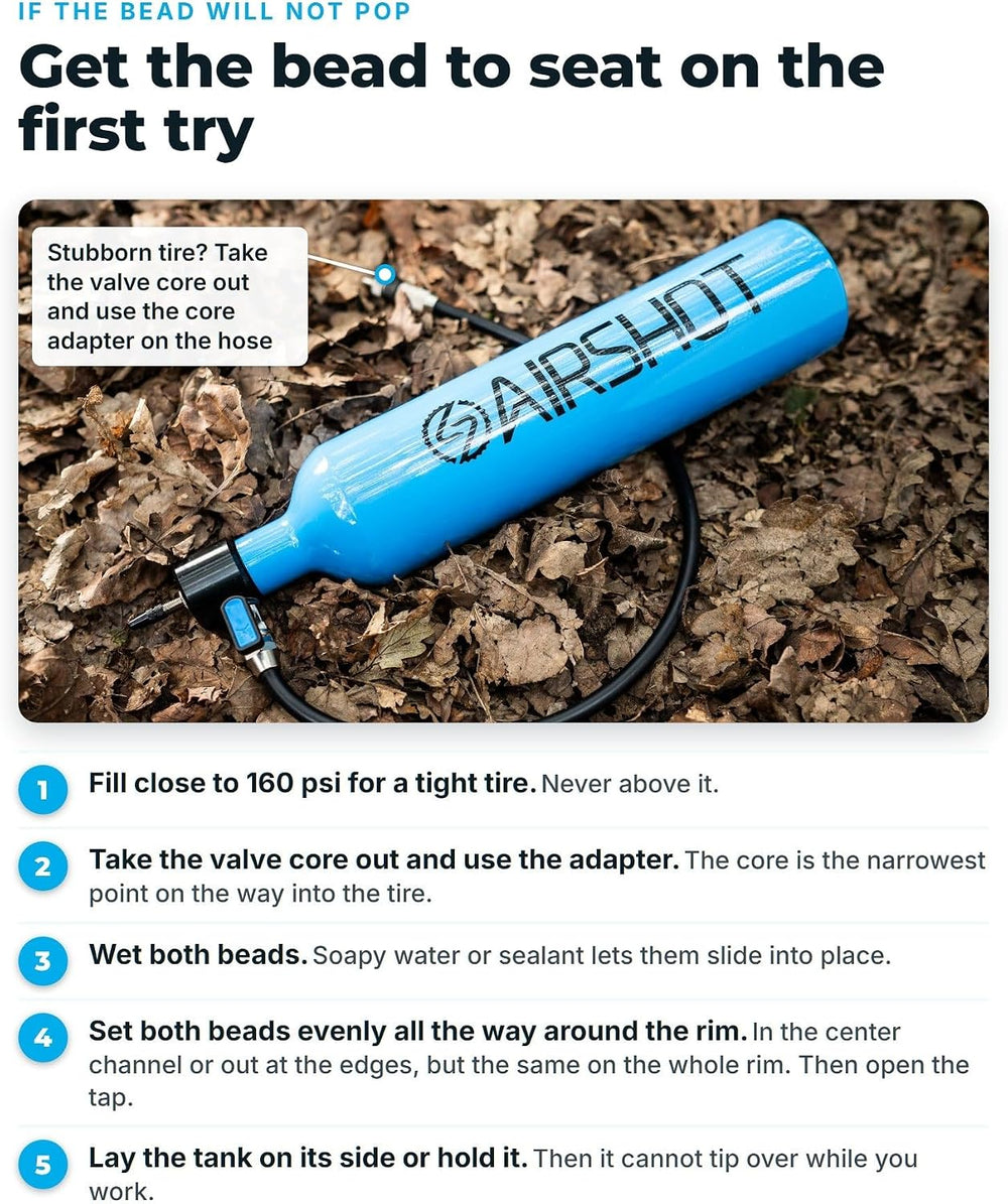 Tubeless Tire Inflator 1.15l