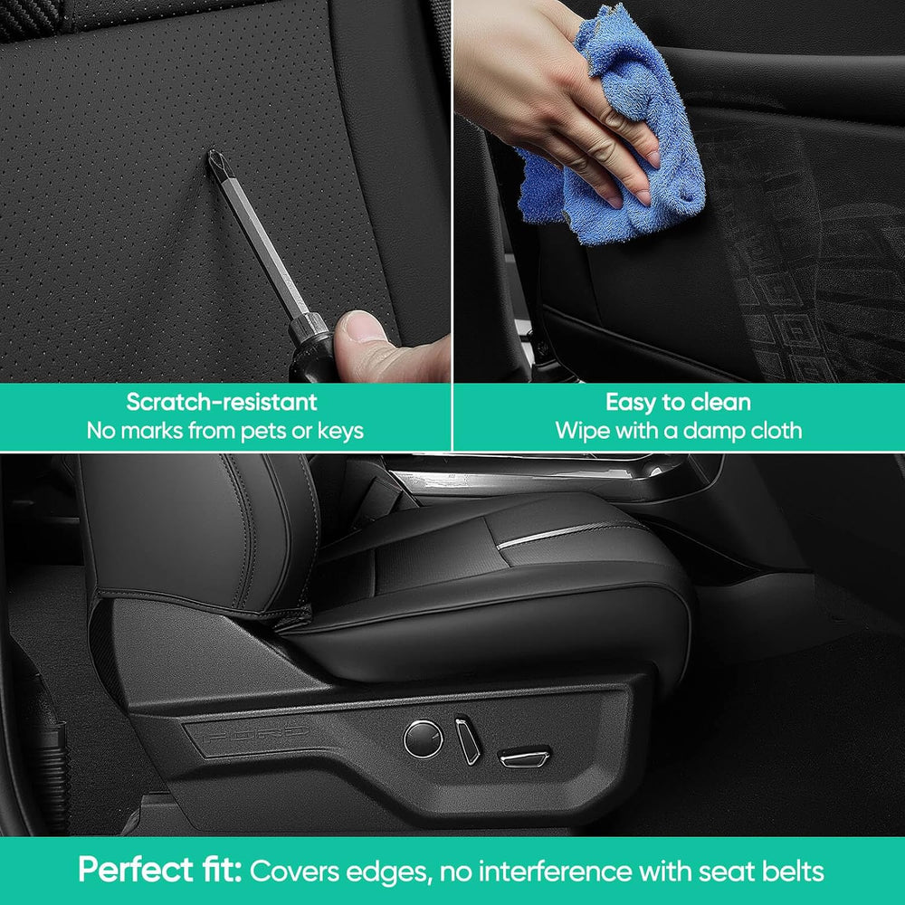 for Ford F150 Seat Covers 2015-2023 2024 2025 2026 (Only Front Seat Covers), ...