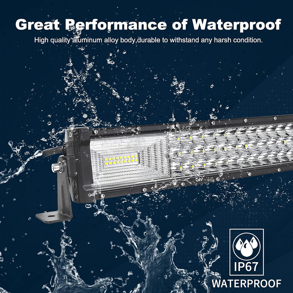 SKYWORLD Led Light Bar 50 inch Straight 648W Spot Flood Combo Off-Road Lights...