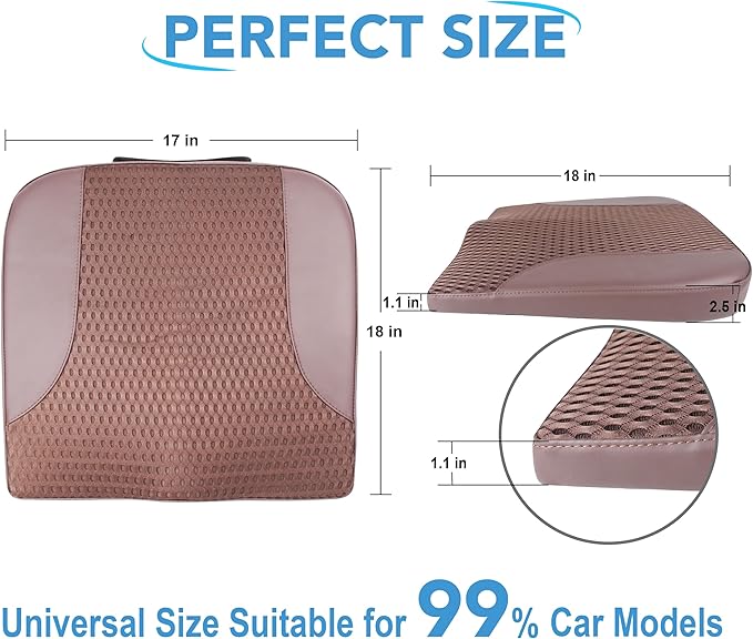 Car Seat Cushion, Comfortable Memory Foam Seat Pillow