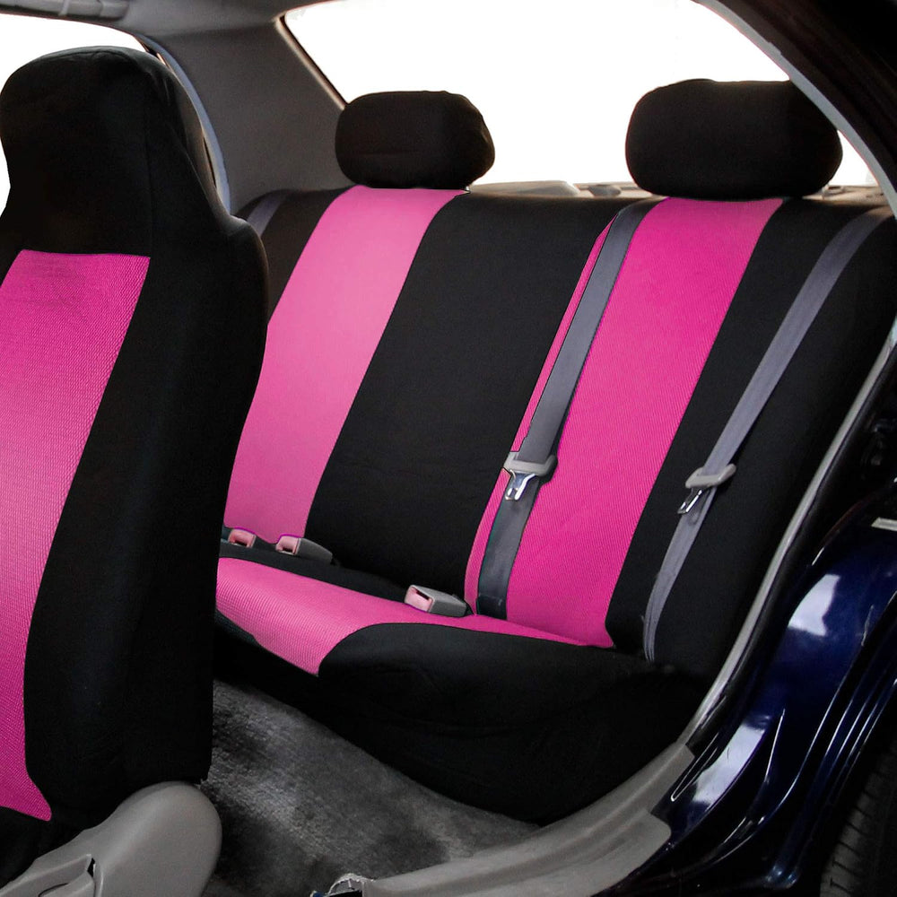 FH Group 3D Air Mesh Car Seat Covers Full Set – Universal Fit Automotive Seat...