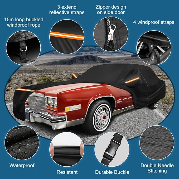 Car Cover for Cadillac Eldorado Biarritz/Brougham/Fleetwood/Convertible
