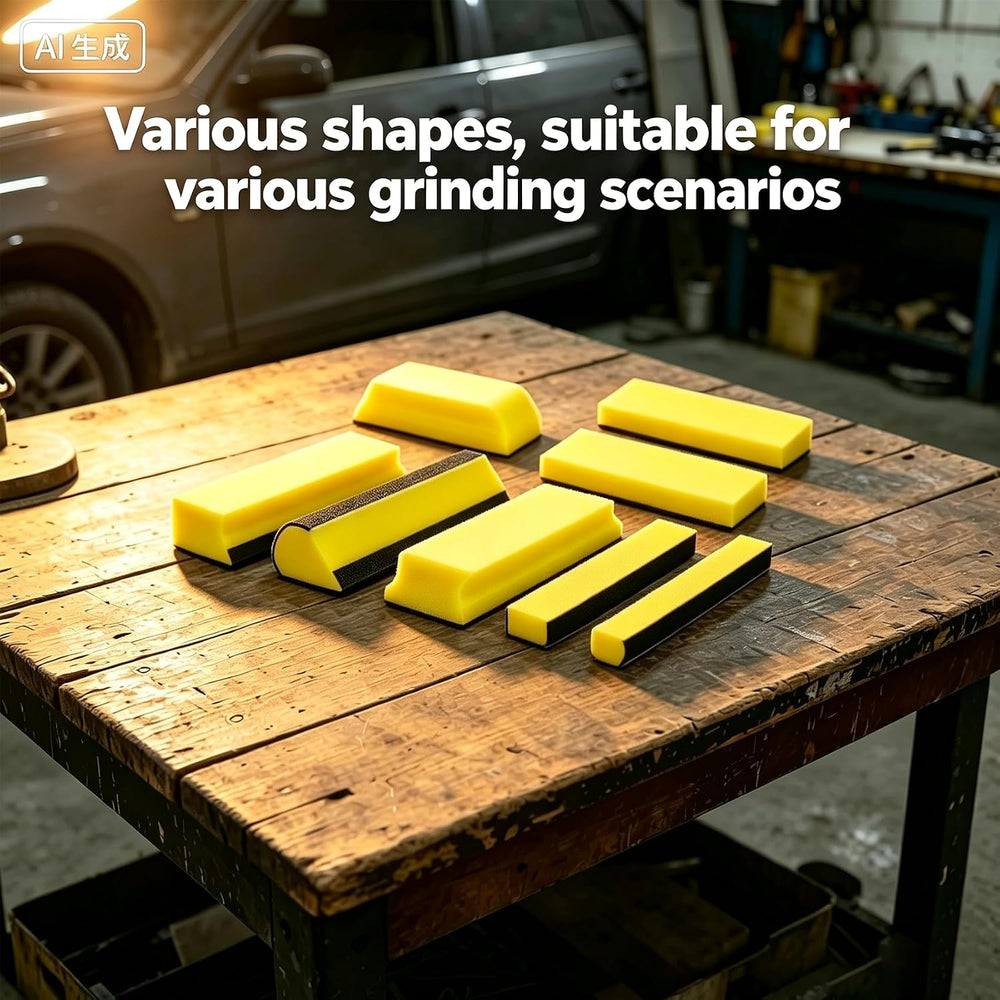 Werhoo 7Pcs Hand Sanding Block Set