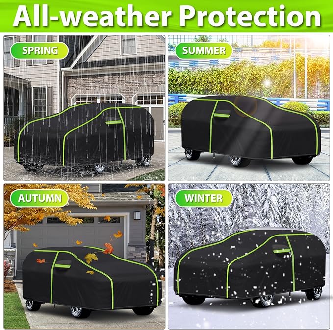 6 Layers Full Car Cover for 2013-2024 Land Rover Range Rover Sport, Waterproof