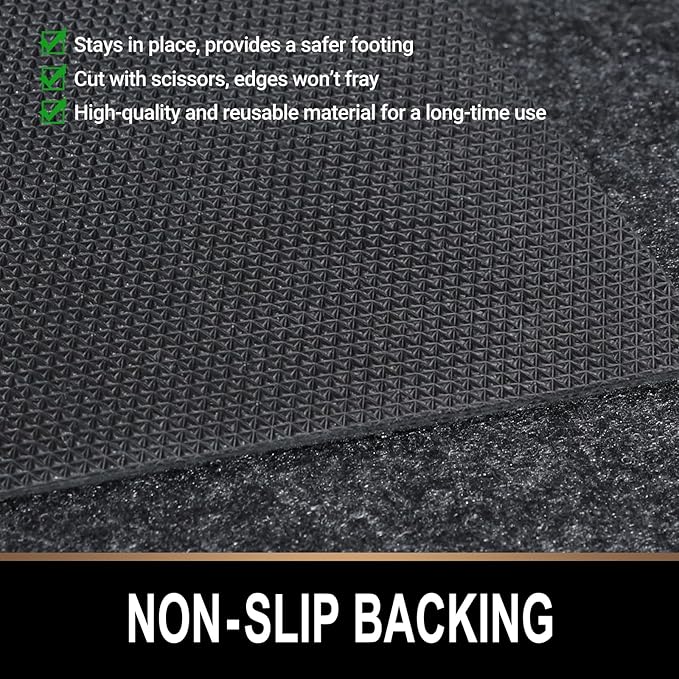 Oil Spill Mat, 7.4 x 20 Ft, Premium Absorbent Oil Pad. Contains Liquids