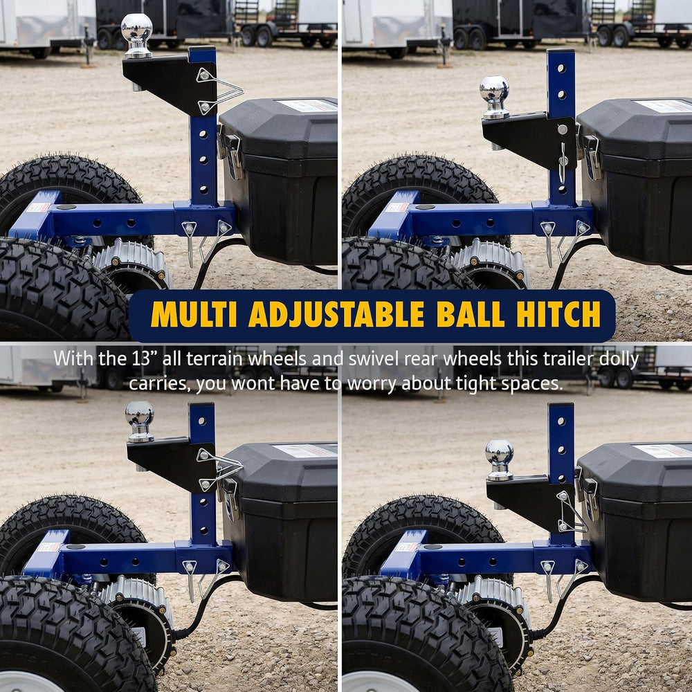 Goodyear 3600LBS Electric Trailer Dolly 2'' Ball Hitch Max Tongue Wt....