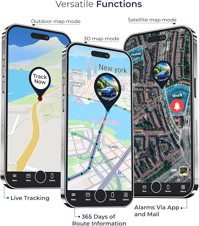 SALIND GPS Magnetic, Motorcycles & Trucks, Car Tracker Device