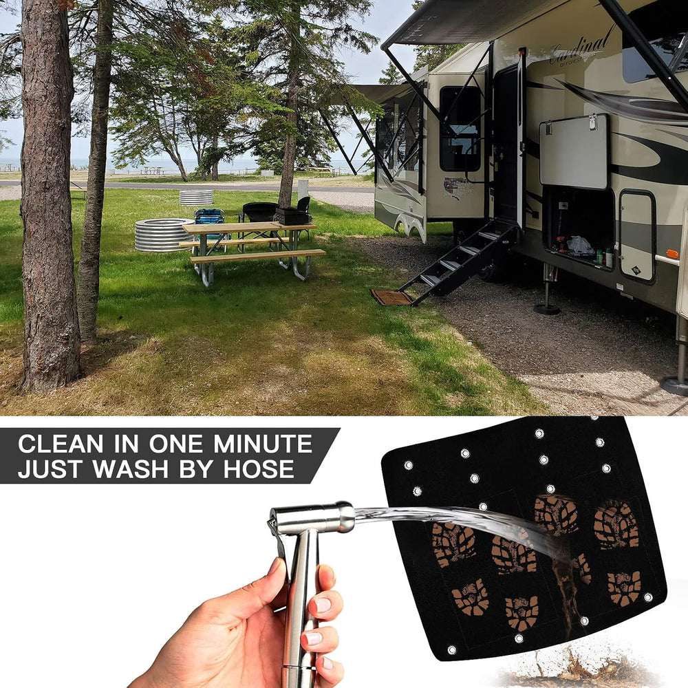 OKBA RV Step Covers for 22 Inch 8-10" Deep Radius Campers Stairs Only | ...