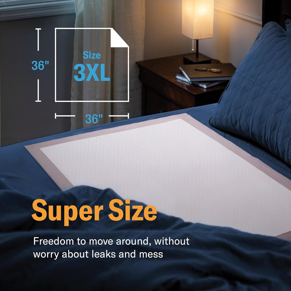 Curera Chucks Premium Disposable Underpads 36”x36” [100-Count] Ultra Absorben...