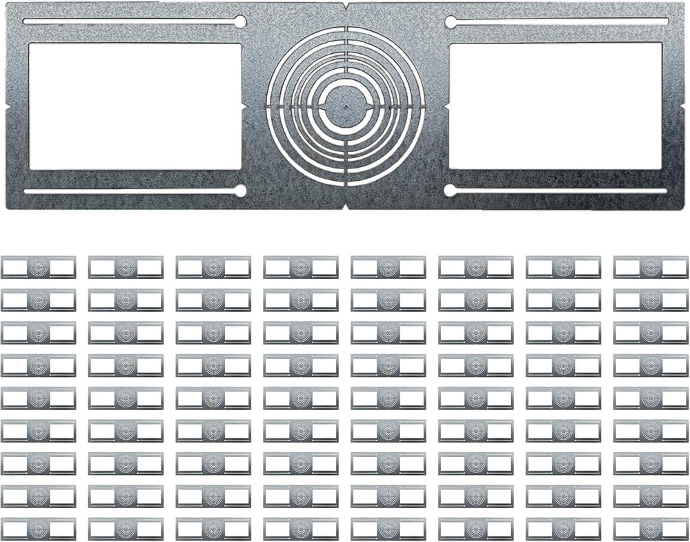 New Construction Mounting Plate, 36PC, 2-3-3.75-4-5-6 Inch, LED Recessed Ligh...