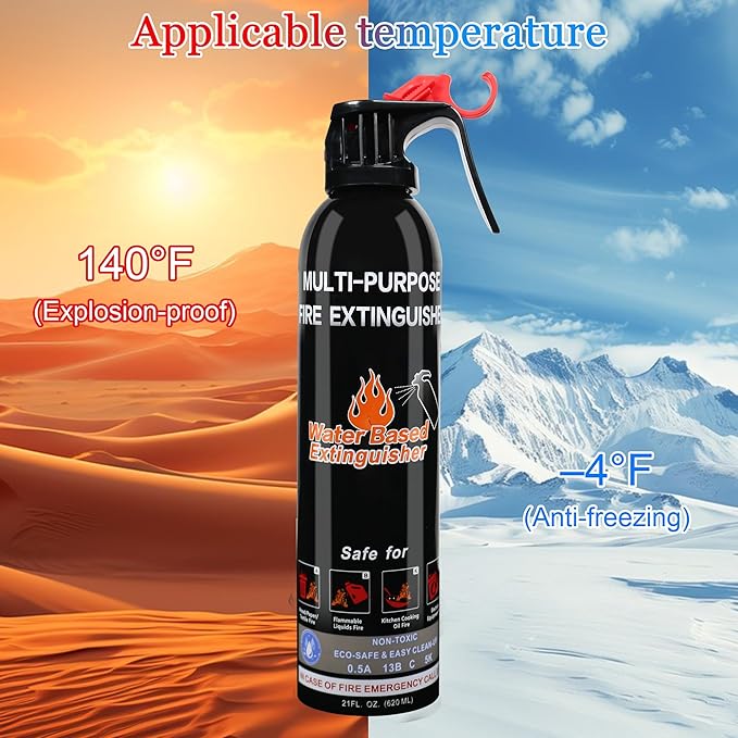Fire Extinguisher for Home, 6 Pack Vehicle Fire Extinguishers