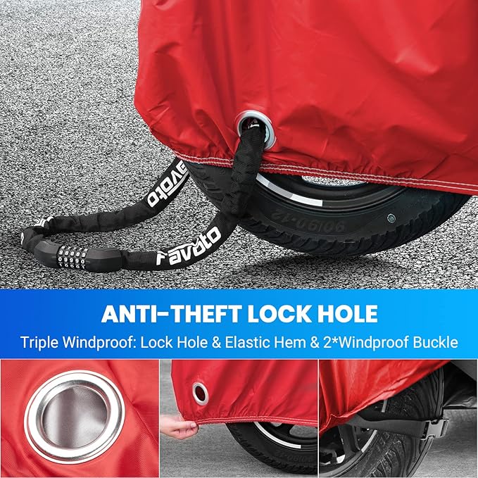 Favoto Motorcycle Cover Waterproof Outdoor