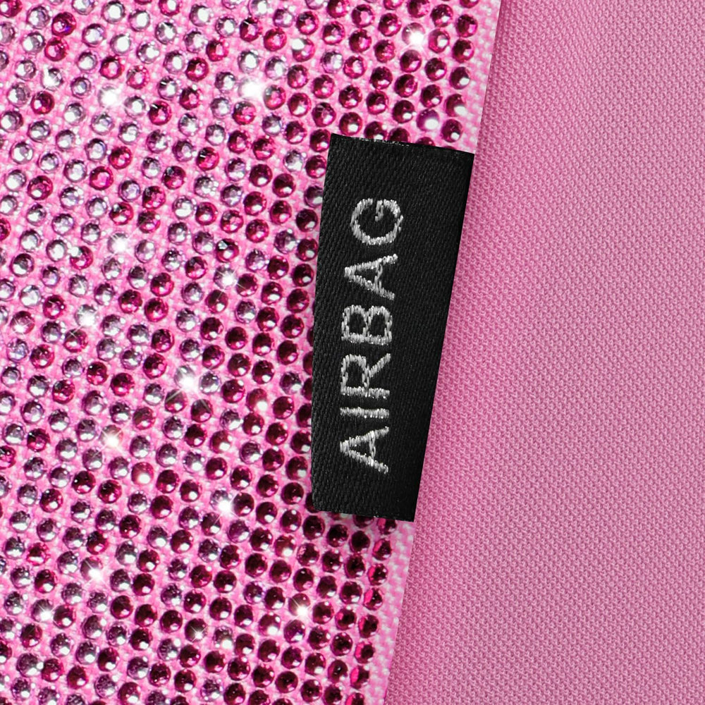 CAR PASS Bling Diamond Pink Leather Car Seat Covers for 2 Front Seats Protect...