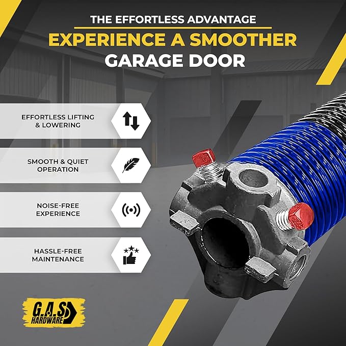 Garage Door Torsion Spring 262x1.75x48 Includes 1” Steel Bearing, and Winding