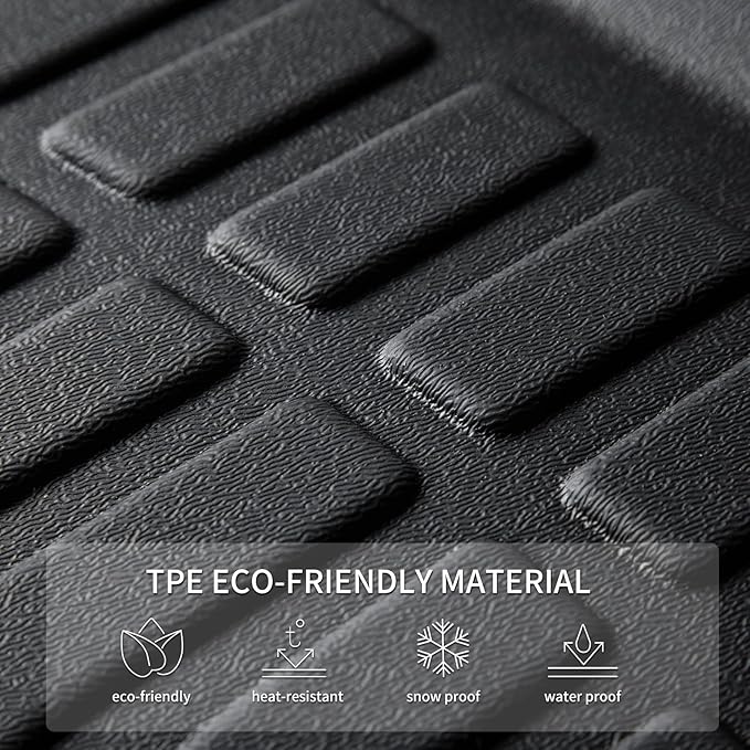 KELCSEECS® Floor Mats Custom for Nissan Frontier Crew Cab 2022-2025 All Weather