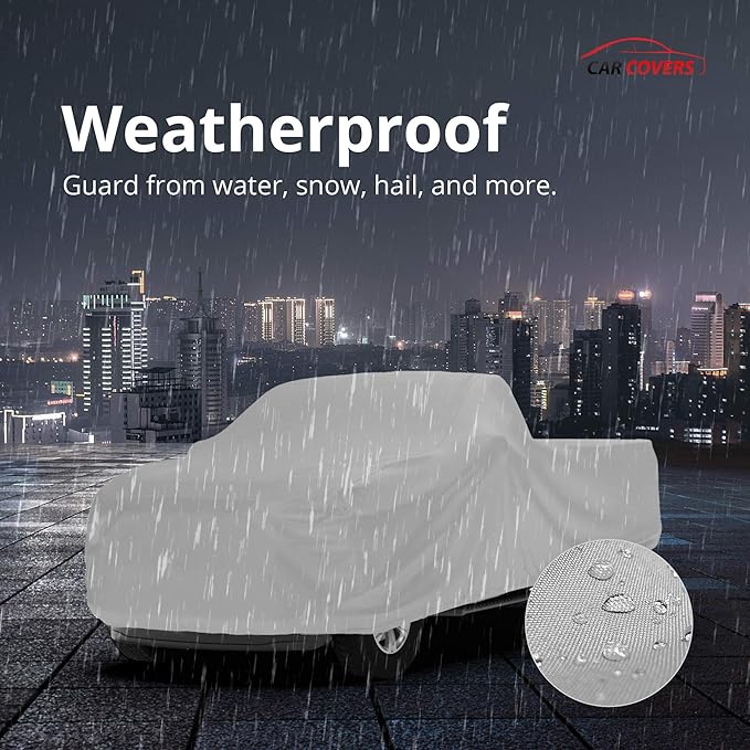Car Covers Weatherproof Max Truck Cover & Warranty Compatible