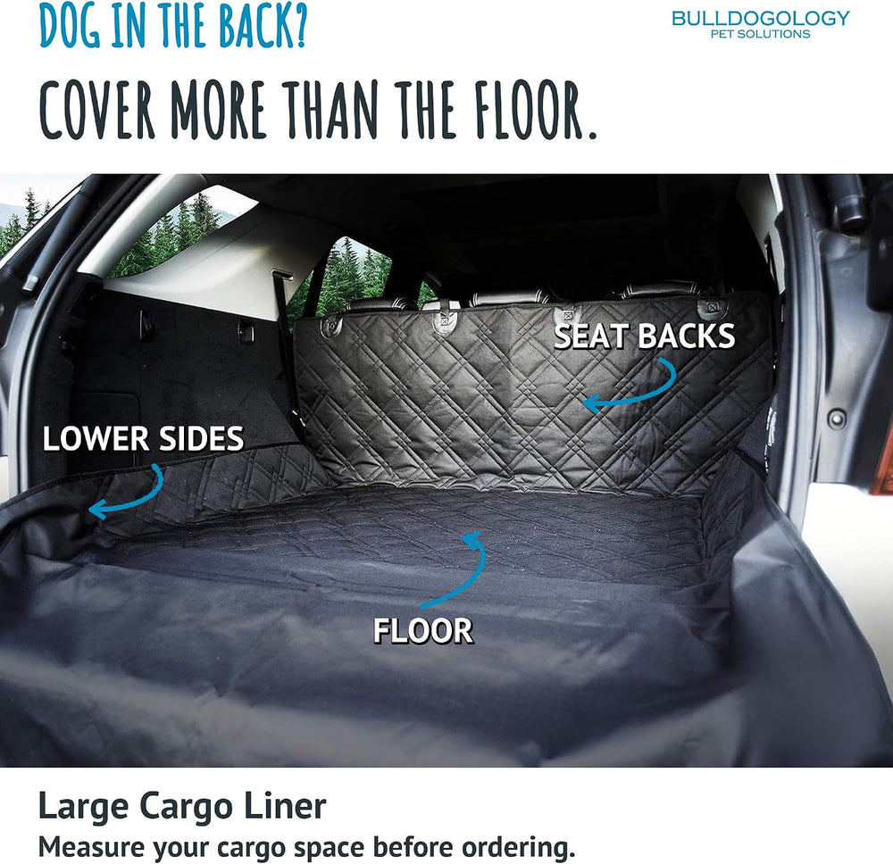 Bulldogology SUV Cargo Liner for Dogs 55"x82" Heavy Duty Pet Trunk ...