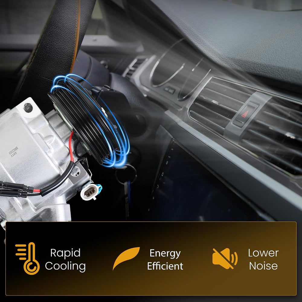 Air Conditioner AC Compressor with 6PK Clutch