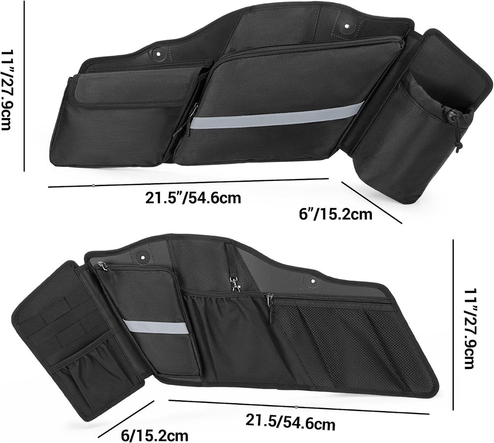 HODRANT Motorcycle Saddlebag Organizer, Saddlebag Liners Side Bag Compatible ...