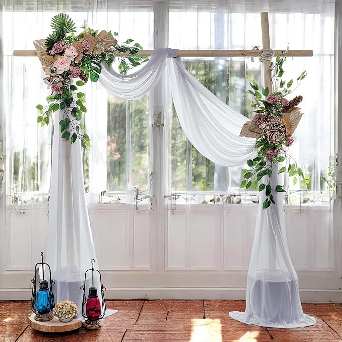 MDS Halloween Chiffon Draping Fabric - 1 Panel, 30" Wide x 50ft Long - S...