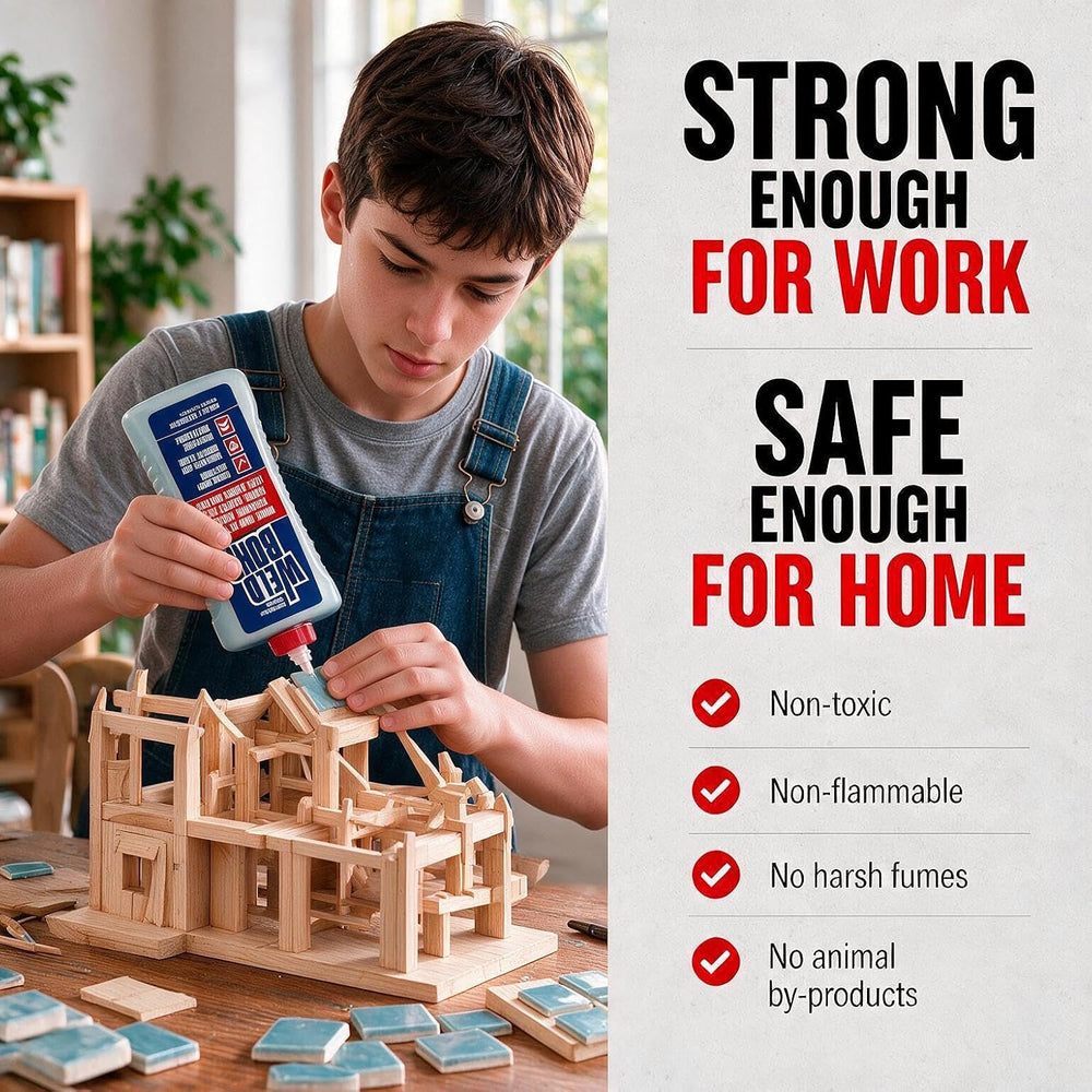 Weldbond Multi-Surface Glue Non-Toxic for Mosaic Wood Craft 14.2oz (2 Pack)