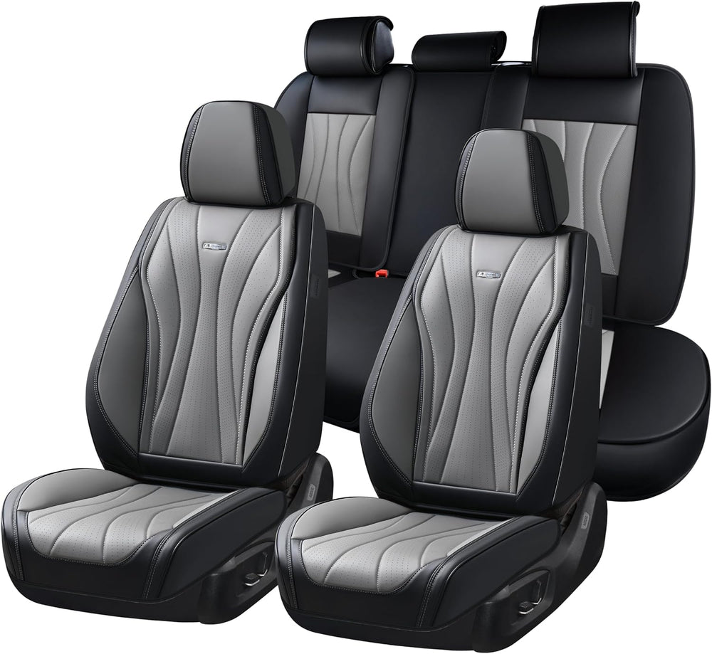 Coverado Car Seat Covers, 5 Seat Front and Back Seat Covers, Waterproof Seat ...