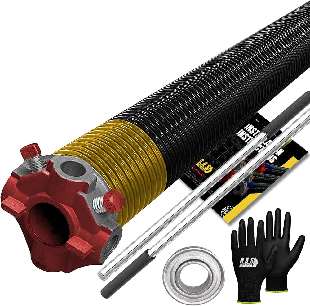 Garage Door Torsion Spring 250x1.75x35 Includes 1” Steel Bearing, Non-Slip