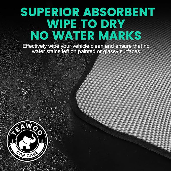 16-Pack Bulk Microfiber Towels for Cars, Super Absorbent Car Drying Towel